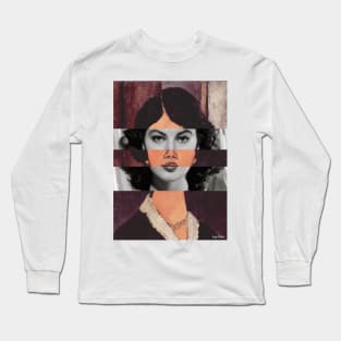 Modigliani Portrait of a Sitting Woman and Ava Gardner Long Sleeve T-Shirt